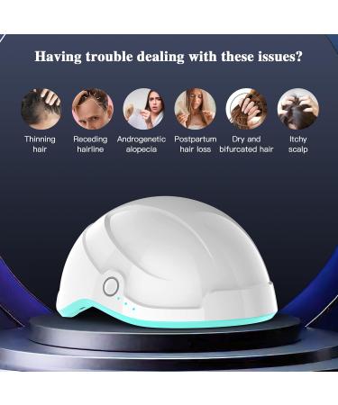 KTS Wireless Laser Therapy System for Hair Growth for Men and Women Hair Regrowth Helmet & Hat with NO Cable Hair Loss Treatment of Thinning Hair Receding Hairline & Postpartum Hair Loss - Buy Online on GoSupps.com
