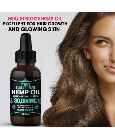 Hemp Oil Organic Extract-3 Pack-Ultra High Potensy Hemp Seed Oil-Made in USA, Full Flavor Natural Benefits, for Skin, Relief, Sleep, Relax, Discomfort, Massage-Safe for Pets-Full Omega 3,6, 9 1 Fl Oz (Pack of 3) - Buy Online on GoSupps.com