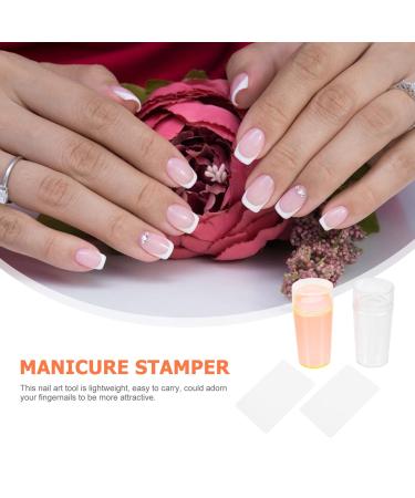 Buy Lurrose Nail Tools - 2 Sets Clear Nail Stamp & Silicone Stamping Jelly - Perfect for Salon & Home Manicure - Buy Online on GoSupps.com