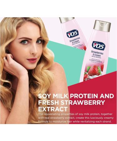 VO5 Strawberries Moisture Milks Conditioner Cream 12.5 oz - Pack of 2 - Buy Online on GoSupps.com