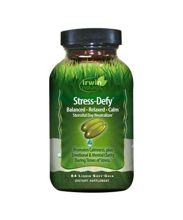 Irwin Naturals Stress-Defy 84 Liquid Soft-Gels