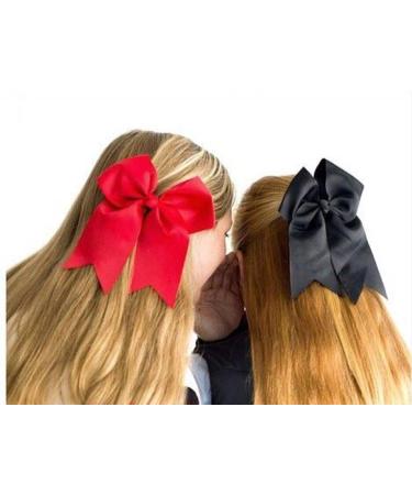 Kenz Laurenz Red Cheer Bow - Ideal Gift for Girls and Women | Complete Your Cheerleader Outfit with Strong Hair Bands - Buy Online on GoSupps.com