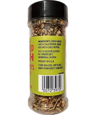 Trader Joe's Green & Red Hatch Chile Flakes - Authentic from Hatch Valley New Mexico | 1 Pack - Buy Online on GoSupps.com