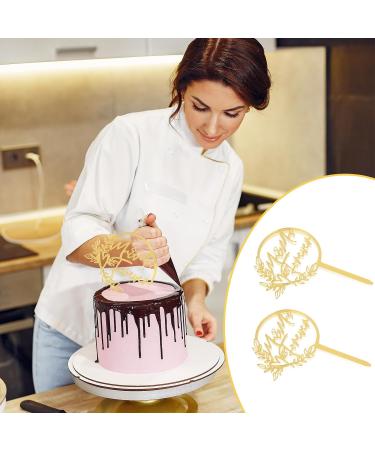 Amaxiu 2 Pack Mr and Mrs Forever Cake Toppers Gold Wedding Cake Toppers Double-Sided Glitter Cake Toppers Acrylic Cupcake Toppers Cake Decorations for Birthday Engagement Anniversary(Gold) - Buy Online on GoSupps.com