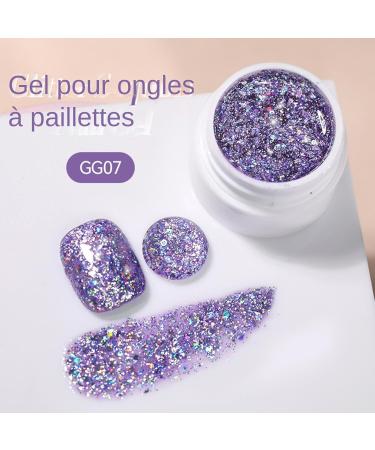 Gel Paillet - Gel Iridescent Kit de 8 Couleurs Paillet es pour Soin des Ongles Cr ation Manucure P dicure Femmes - Buy Online on GoSupps.com