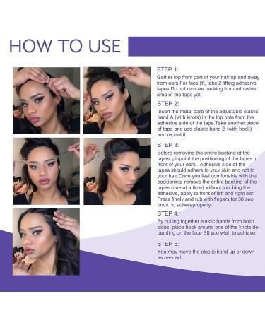 iTecFreely Face Lift Tape - 90 Pcs Ultra-Thin Invisible Face Tape for Lifting, Tightening Skin, and Hiding Facial & Neck Wrinkles - Buy Online on GoSupps.com