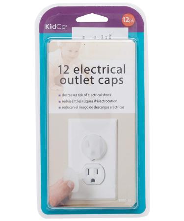 KidCo S360-12 Electrical Outlet Caps / 12 pack