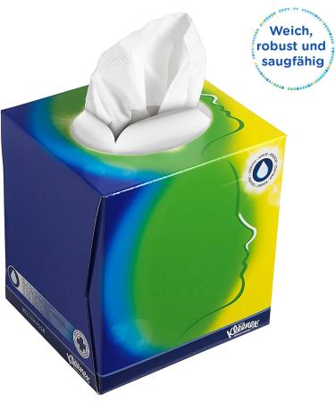 Kleenex Cosmetics Handkerchief Box 8825 - Soft Robust & Absorbent - 672 Perfume-Free 3-Layer Paper Handkerchiefs (12 Packs of 56) - International Shipping Available - Buy Online on GoSupps.com