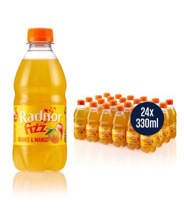 Radnor Fizz Orange & Mango No Added Sugar Juice Drink 24x330ml - Buy Online on GoSupps.com