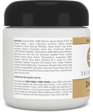 Source Naturals Skin Eternal DMAE Cream - Paraben Free 4 oz | Anti-Aging Skincare | International Shipping Available - Buy Online on GoSupps.com