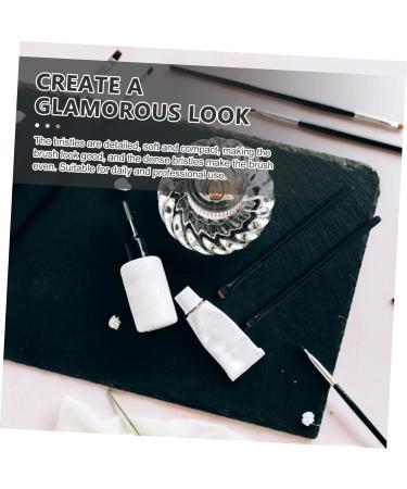 FOMIYES 9 PCS eyeliner brush makeup brush Wooden Handle Brush liquid eyeliner brush angled eyeliner brush 14.5x1cmx3pcs As Shownx3pcs - Buy Online on GoSupps.com