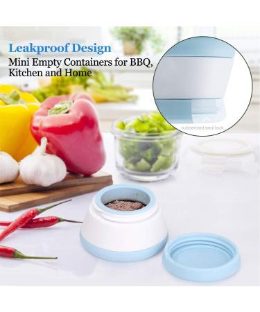 4 Pack Multi-Colored Cosmetic Containers 20ml - Silicone Screw Cap for Creams Lotions & Tablets - Ideal for Travel & Outdoor Use - Buy Online on GoSupps.com