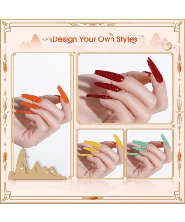 ROSALIND UV Nail Polish Shellac Nail Polish 10 Pieces Colour Nail Gel Red Yellow Green Semi Permanent Nails Shellac Set Salon/Home Nail Polish Kit 6 ml Valentine's Day 05 - Buy Online on GoSupps.com