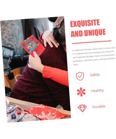 ABOOFAN 8 Pcs 2023 Year of The Rabbit Red Packets Wedding Envelopes Gifts Hong Bao Bag Red Envelope Chinese Wedding Holiday Card Envelope New Year Red Pocket Cloth Lucky Fabric Child - Buy Online on GoSupps.com