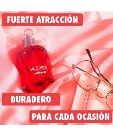 Cacharel Amor Amor Eau de Toilette Spray for Women - Blackcurrant, Lily of the Valley, Vanilla - 3.4 Fl Oz - Buy Online on GoSupps.com