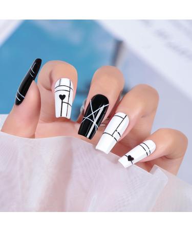 White Nail Polish - White Gel Liner Nail Art - 12ml Gel Liner Nail Art Gel Polish - Soak Off French Tip Manicure Gel UV/LED Gel Polish Pen for Painting Drawing Swirl Nails Home DIY - Buy Online on GoSupps.com