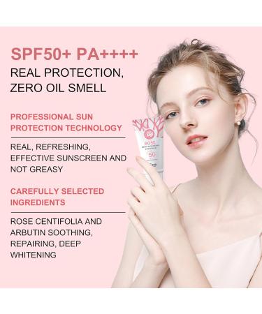 Arbutin Korean Sunscreen - Spf 50 Face Moisturiser - Refresh Sun Cream Spf 50 for High Sun Protection - Long Last 24-Hour Face Sunscreen - Moisturizing Suncream for Oily Skin Non-Greasy Light Texture - Buy Online on GoSupps.com