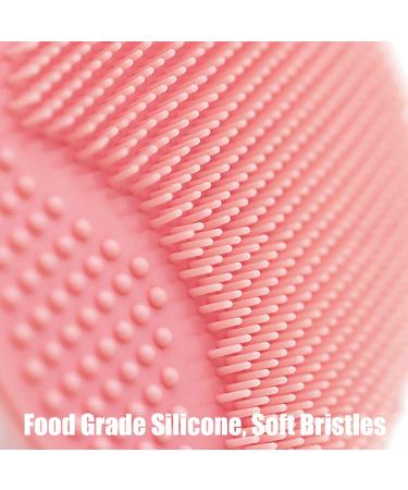 Silicone Face Scrubber Exfoliator | Facial Cleansing Pad for Pore Cleansing & Blackhead Removal | Face Scrub Brush for Gentle Exfoliation (Green/Pink/Purple/Red) - Buy Online on GoSupps.com