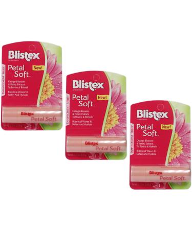 Blistex Petal Soft Lip Moisturizer 0.13 Ounce (3 Pack)