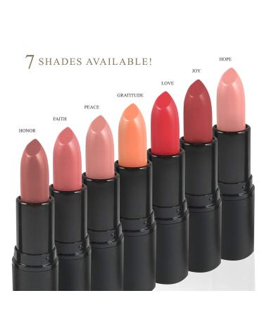 Luxury by Sofia All Natural Semi Matte Lipstick - Moisturizing & Non Toxic Lip Color | Vegan & Long Lasting Makeup for Women (7 Shades) - Buy Online on GoSupps.com