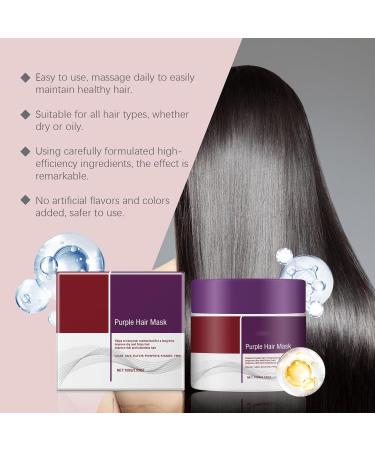 Masque Nourrissant Violet Purple Toning HairMask Violet Masque Cheveux Masque Capillaire Violet Masque Capillaire au Collag ne Masque Capillaire Au Collag ne Pour Cheveux Secs Et Ab m s - Buy Online on GoSupps.com