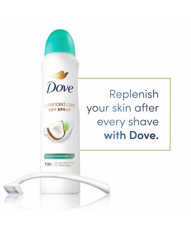 Dove Antiperspirant Deodorant Dry Spray Coconut Water & Lime - 3ct | Skin Repair Odor Control Sweat Protection - Pro Ceramide Technology - Buy Online on GoSupps.com