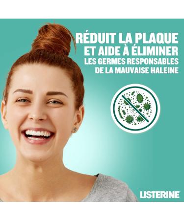 Listerine | Naturals Enamel Protection Mouthwash Lighter Taste (500 ml bottle) Daily Mouthwash with Essential Oils Alcohol and Dye Free Oral Care - Buy Online on GoSupps.com