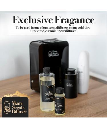 Miami Luxe Escape Essential Oil Refill Luxury Hotel Inspired - Long Lasting Aroma for Home & Office Diffuser - 120 ml Fresh Blend of Jasmine Fruits and Musk Wood Scent for Spa Wellness Aromatherapy. Miami Luxe Escape by F  - Buy Online on GoSupps.com