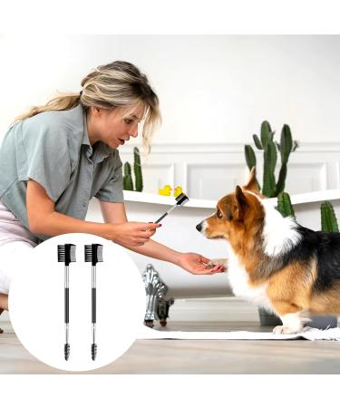 6 Pcs Dog Tear Comb Tear Stain Remover Comb Double-Head Dog Eye Brush Dog Eye Cleaning Comb Dog Eye Comb Brush Pets Grooming Comb Double-Sided for Dogs Cats (Black) Black 6 Pcs - Buy Online on GoSupps.com