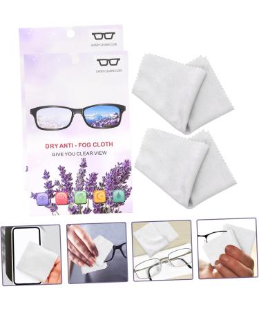 2pcs Glasses Lens Wipes - Premium Cleaning Cloths for Glasses Phones & Screens | Anti-Static & Lint-Free - Buy Online on GoSupps.com