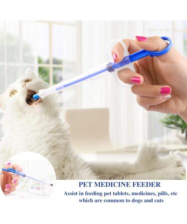 Buy Tafaftl 2-Piece Tablet Feeder for Cats & Small Dogs - Red & Blue Medication Pusher | International Shipping Available - Buy Online on GoSupps.com