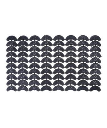 Healifty Heel Taps Mens Shoes 40 Pairs Non Slip High Shoe Pads Shoe Grips Self Adhesive Anti-Skid Shoe Sole Stickers Sole Protector Sticker Rubber (Medium) Heel Repair Pad