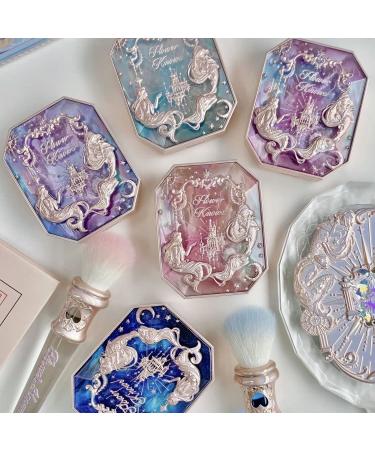 CLLOOM Huazhixiao Moonlight Mermaid Blush Palette - Tri-Color Gradient Contour & Highlighter (#02) - Buy Online on GoSupps.com