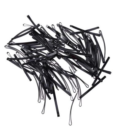 Lurrose 100pcs Black U Shape Stainless Steel Hair Pins for Bun Updo - Ideal for All Hair Types | Durable & Stylish Hair Accessories - Buy Online on GoSupps.com