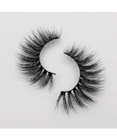 10 Pairs 6D Natural Look False Eyelashes - Short Soft Handmade Wispies + Tweezer | Reusable Makeup Essentials - Buy Online on GoSupps.com