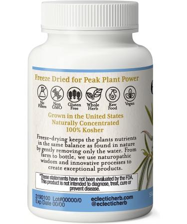 Eclectic Institute Raw White Willow & Feverfew Capsules - 90 Count (350mg) | Non-GMO, Freeze-Dried for Pain Relief Support - Buy Online on GoSupps.com