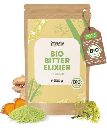 Organic bitter substances powder (300 portions annual supply) according to Hildegard von Bingen and Ayurveda - Green Powder - DE - KO -001 - Bitter Elixir Bio