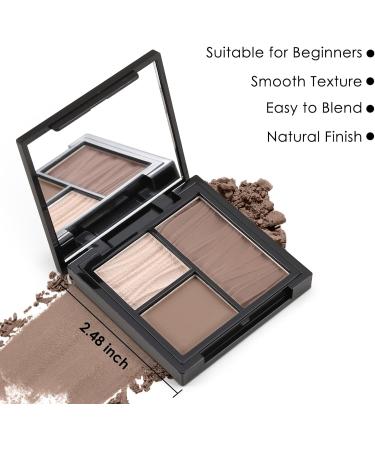 Boobeen Face Bronzer Highlighter Contour Powder Palette Multi-use Contour Makeup Easy to Blend Face Shaping Contouring Matte Bronzer Powder Long Lasting #01 - Buy Online on GoSupps.com