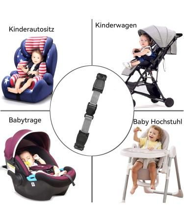 Ebro Crash Protection Child Seat | Adjustable Safety Belt Extension & Chest Strap | Secure Car & Bicycle Seat for Kids - Buy Online on GoSupps.com