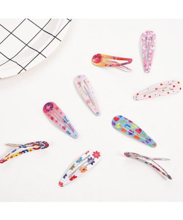 120 Pcs 2 Inch Metal Barrettes Snap Hair Clips - Cute Candy Color Hair Pins for Girls, Teens, and Women - 40 Assorted Colors - Perfect for Birthday Party Gifts - Buy Online on GoSupps.com