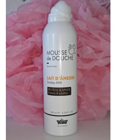  LES PETITS BAINS DE Provence Organic Donkey Milk Shower Foam 200ml Gentle and Soothing Care | Airy Texture | Sensitive Skin | Made in France | Les Petits Bains de Provence - Buy Online on GoSupps.com