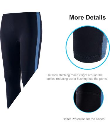 Flexel 2mm Neoprene Wetsuit Pants for Men - X-Large Ice Blue - Buy Online on GoSupps.com