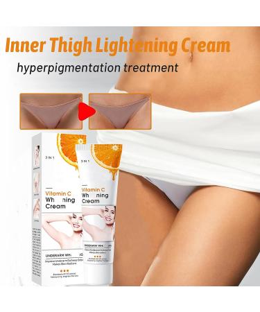 Dark Spot Corrector Cream for Inner Thighs, Legs, Underarms & Knees - Natural Formula - 2pcs - Buy Online on GoSupps.com