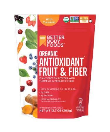BetterBody Foods Organic Antioxidant Fruit and Fiber Superfood Blend, 12.7 Ounce, Powder