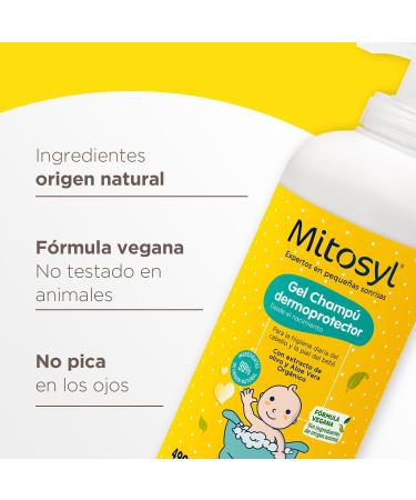  Mitosyl Mitosyl Vegan Formula Shampoo Gel for Sensitive Skin 490 ml - Buy Online on GoSupps.com