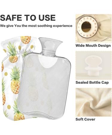 Shop Naanle Polka Dots Pineapple Water Bottle - 2L Large Hot Water Bottle for Pain Relief & Therapy | International Shipping Available - Buy Online on GoSupps.com