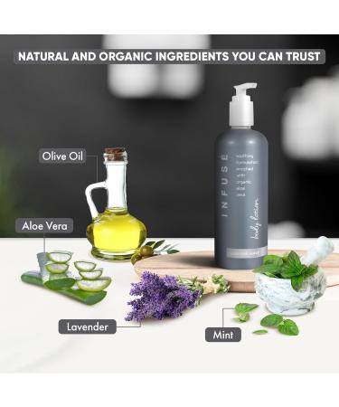 Terra Pure Infuse Lavender Mint Lotion - 400ml | Soothing Hydration & Aromatherapy for All Skin Types - Buy Online on GoSupps.com