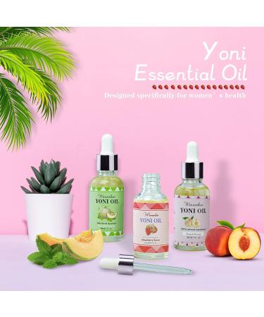 Yoni Essential Oil Set - 100% Natural Intimate Feminine Deodorant & pH Balanced Serum - 3 Pack (1 fl oz/30 ml) - Buy Online on GoSupps.com