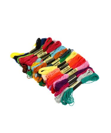 EXCEART 2 Sets Braided Set Yarn For Bracelets Crochet Cotton Thread Cross Threads Embroidery Thread Cross Sewing Thread Spools For Wire Weaving Overcasting Thread Knitting Yarn Wood Crochet Bracelet As Picturedx2pcs 14X12X3CMx2pcs