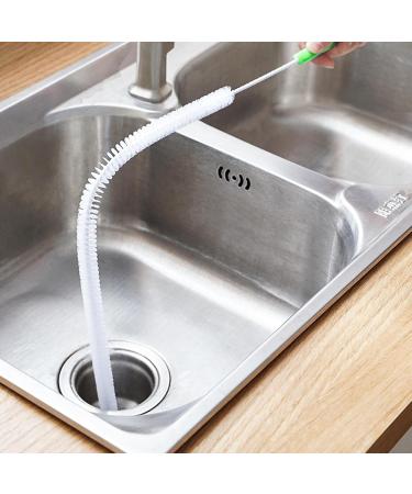 Pipe Tube Cleaner - Sink Bendable Brush for Dredging | Household Cleaning Brushes for Bathroom Sewers Floor Drains Toilets Sinks Washbasin Dtt Green 71cm - Buy Online on GoSupps.com